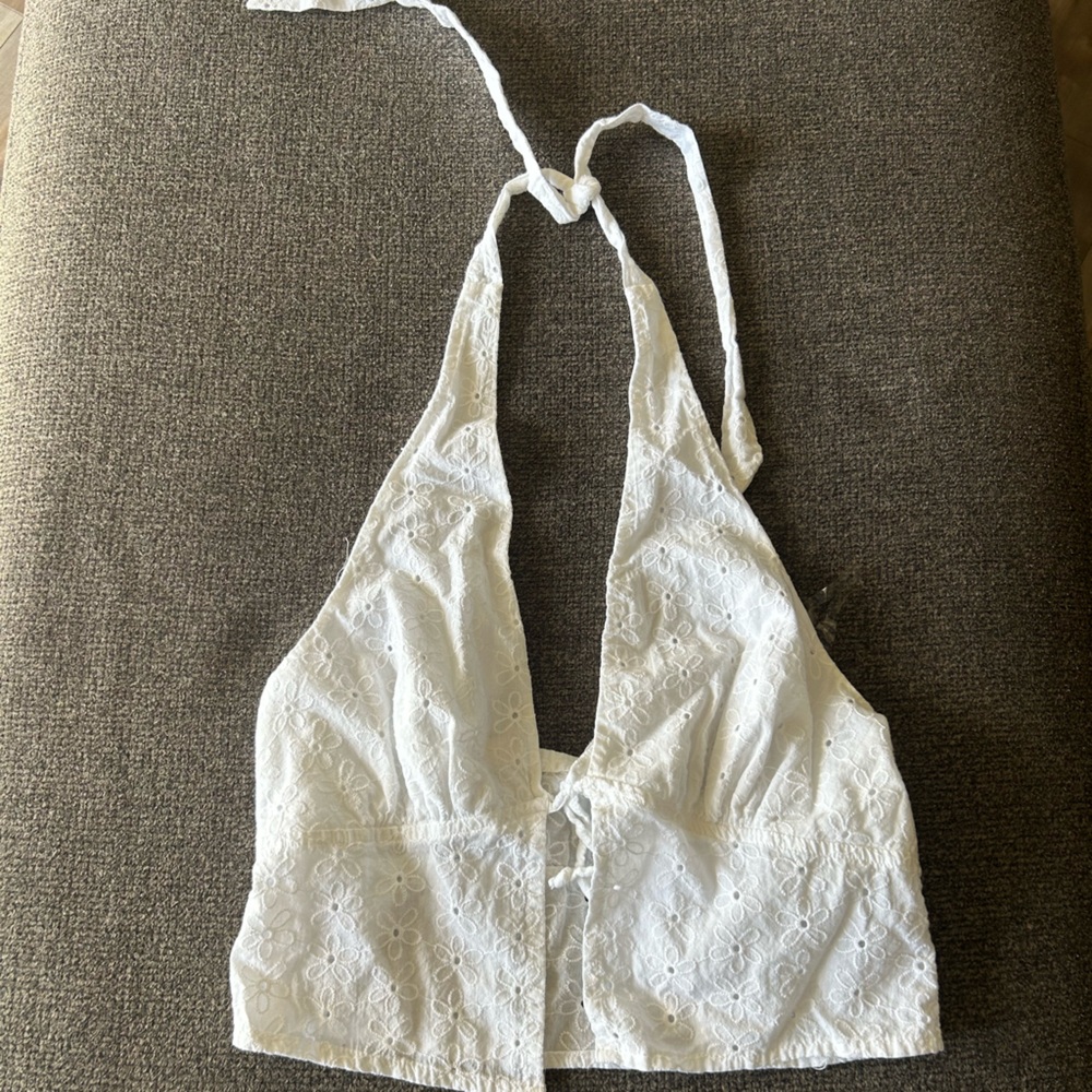 Wild Fable White Eyelet Blouse
